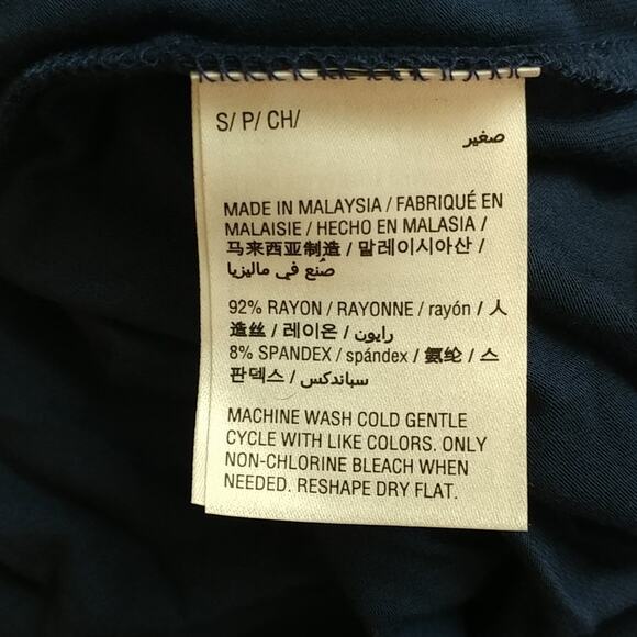 Style & Co. Sleeveless Mock Wrap Dress Blue Size S - Picture 6 of 7